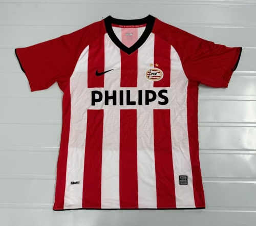 09/10 Retro Version PSV Eindhoven Home Red & White Soccer Jersey AAA-503