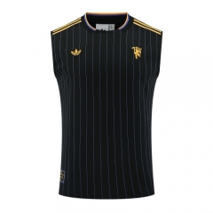 2025/26 Manchester United Black Thailand Soccer Training Vest-418