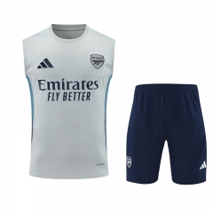 2025/26 Arsenal Gray Thailand Soccer Training Vest Set-418