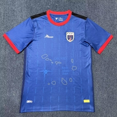 2025-26 Cape Verde Home Blue Thailand Soccer Jersey AAA-312