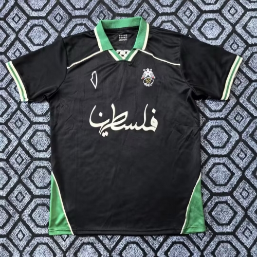 2025/26 Palestine Black Thailand Soccer Jersey AAA-23