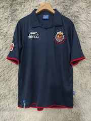 03/04 Retro Version Deportivo Guadalajara Away Black Thailand Soccer Jersey AAA-2178