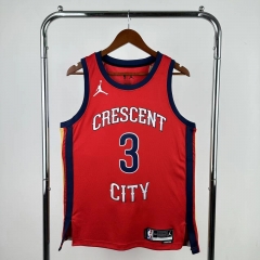 Feiren Limited NBA New Orleans Pelicans Red #3 Jersey-311