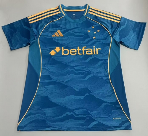 2025/26 Cruzeiro EC 2nd Away Blue Thailand Soccer Jersey AAA-908/LD