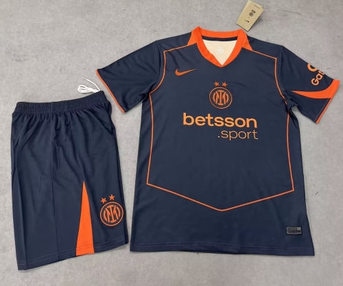 2025/26 Inter Milan 2nd Away Black Soccer Uniform-315