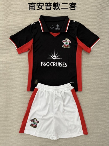 2025/26 Southampton 2nd Away Black Soccer Uniform-208