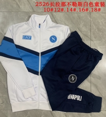 Kids 2025/26 Napoli White Kids/Youth Soccer Jacket Uniform-815