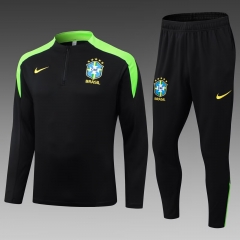 2025/26 Brazil Black Thailand Soccer Uniform-411