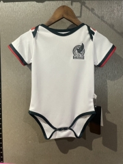 (Size 9/12) 2025/26 Mexico Away White Baby Soccer Uniform-308