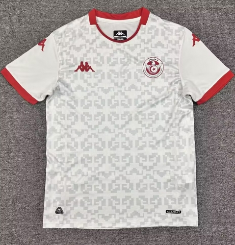 2025/26 Tunisia Away White Thailand Soccer Jersey AAA-1040/416