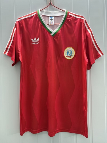 1986 Retro Version Bulgaria Away Red Thailand Soccer Jersey AAA-503
