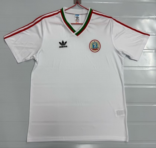 1986 Retro Version Bulgaria Home White Thailand Soccer Jersey AAA-503
