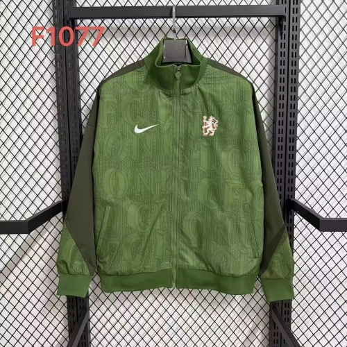 2025/26 Chelsea Green Soccer Jacket Top-C1