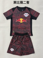 2025/26 RB Leipzig 2nd Away Black & Red Soccer Uniform-208