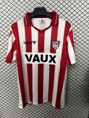91 Retro Sunderland Home Red & White Thailand Soccer Jersey AAA-95
