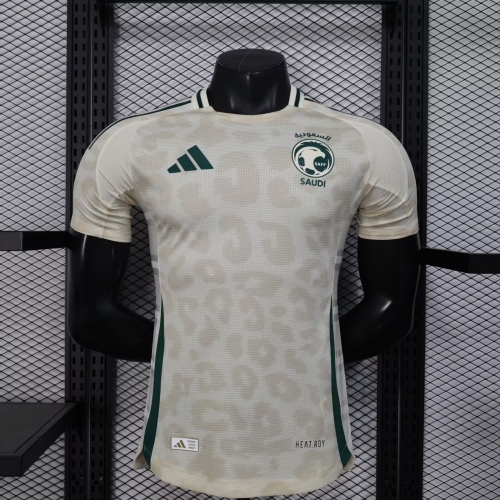 Player Version 2025/26 Saudi Arabia Away Yellow Thailand Soccer Jersey AAA-888