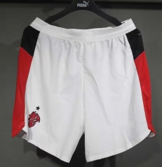 Player Verion 2025/26 AC Milan Away White Thailand Soccer Shorts-703