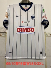 09/10 Retro Version Monterrey Away White Thailand Soccer Jersey AAA-2041