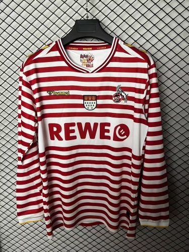 2025/26 Carnival FC Köln Red & White LS Thailand Soccer Jersey AAA-95
