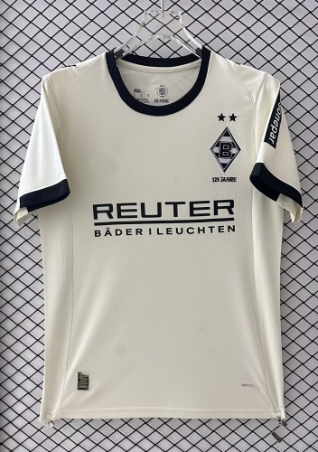 2025/26 Borussia Mönchengladbach Home Rice White Thailand Soccer Jersey AAA-GS