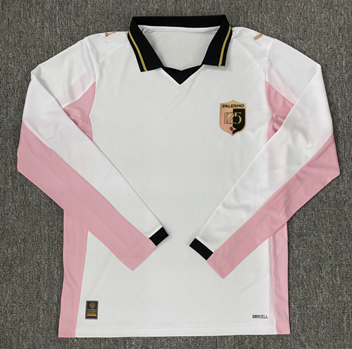 2025/26 Palermo FC 2nd Away White Thailand LS Soccer Jeesey AAA-BL