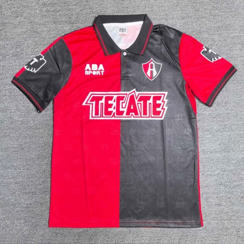 94/95 Retro Version Atlas FC Home Red & Black Thailand Soccer Jersey AAA-2041/912