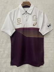 2025 Mustang Red & White Thailand Rugby Training Shirts-805