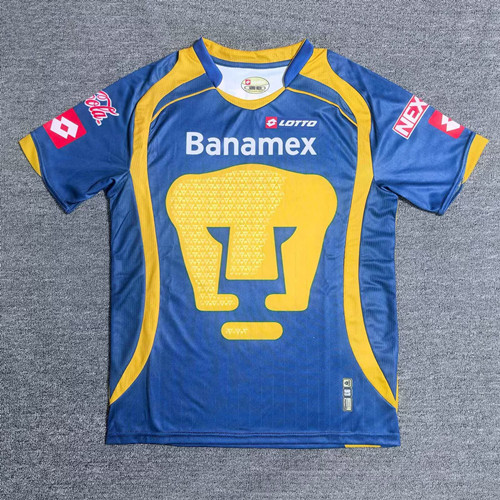 08 Retro Version Pumas UNAM Away Blue Thailand Soccer Jersey AAA-912
