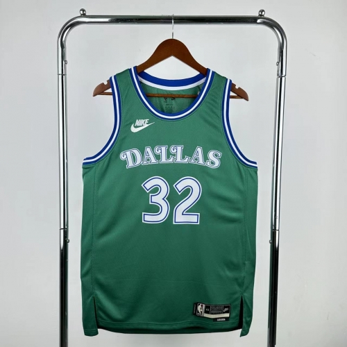 2026 Season Retro Version NBA Dallas Mavericks Green #32 Jersey-311