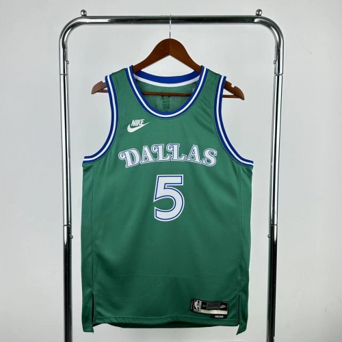 2026 Season Retro Version NBA Dallas Mavericks Green #5 Jersey-311
