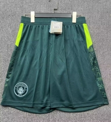 2025/26 Manchester City 3nd Away Green Thailand Soccer Shorts-315