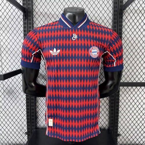 Player Version 2025-26 Retro Bayern München Black & Red Thailand Soccer Jersey AAA-XY
