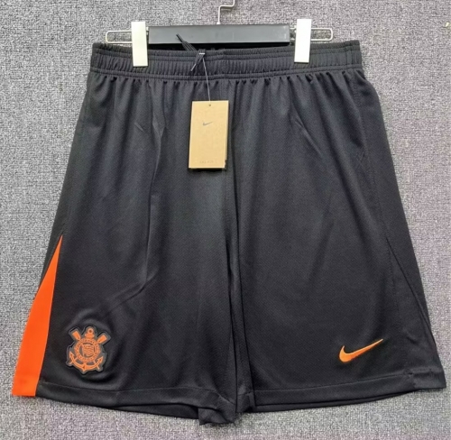 2025/26 Corinthians 2nd Away Black Thailand Soccer Shorts-315