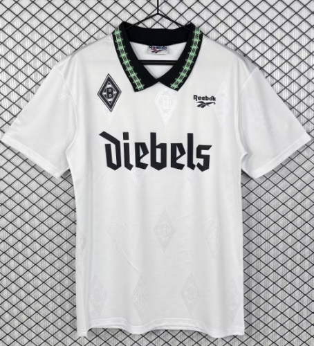 95/96 Retro Version Borussia Mönchengladbach Home White Thailand Soccer Jersey AAA-503