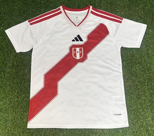 2025/26 Peru Home White Thailand Soccer Jersey AAA-1040/416/47