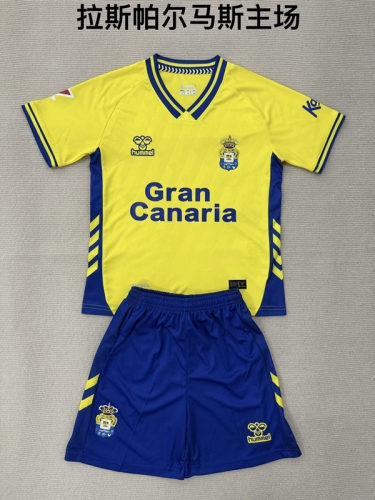 2025/26 UD Las Palmas Home Yellow Soccer Uniform-208