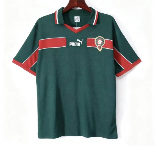 1998 Retro version Morocco Home Green Thailand Soccer Jersey AAA-811
