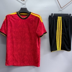 Customize 2025/26 Belgium Home Red Soccer Uniform-DN