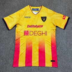 2025/26 US Lecce Home Red & Yellow Thailand Soccer Jersey AAA-417