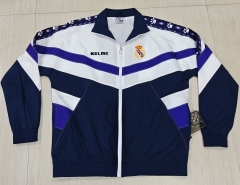 94/97 Retro Version Rea Madrid Blue & White Windbreaker Hoodies Top-503