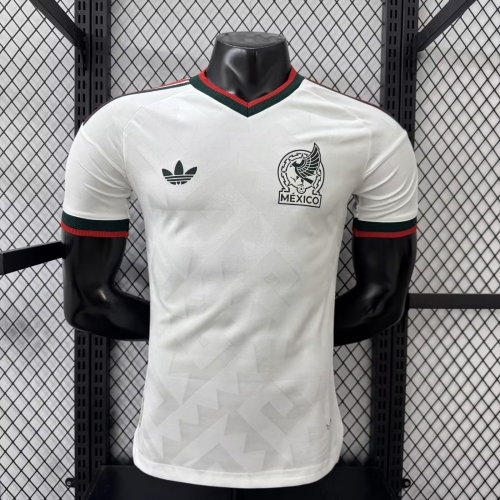 Player Version 2025/26 Mexico Away White Thailand Soccer Jersey AAA-MY/703/416