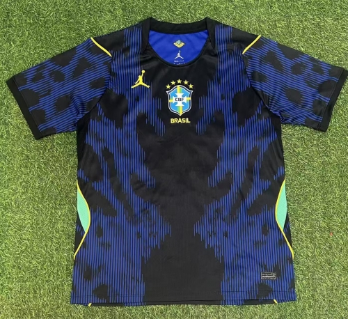 2026/27 Brazil Away Black & Blue Soccer Thailand Jersey AAA-320/416/705