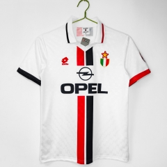 96-97 Retro Version AC Milan Away White Thailand Soccer Jersey AAA-811/710