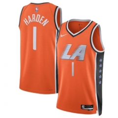 2026 Season City Version Los Angeles Clippers Orange #1 Jersey-311