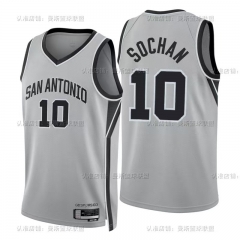 2026 Season Limied Version San Antonio Spurs NBA Gray #10 Jersey-311