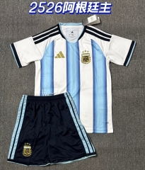 2025/26 Argentina Home Blue and White Soccer Uniform-315/36/516