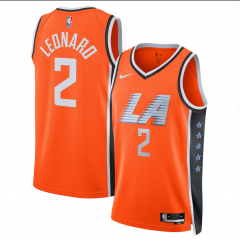 2026 Season City Version Los Angeles Clippers Orange #2 Jersey-311