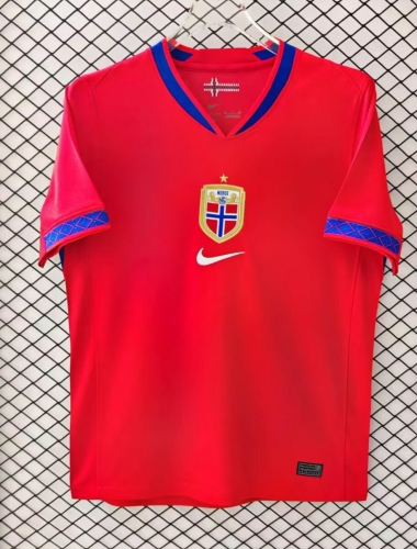 2025-2026 Norway Home Red Thailand Soccer Jersey AAA-23/312