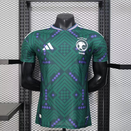 Player Version 2025/26 Saudi Arabia Home Green Thailand Soccer Jersey AAA-888/MY/416