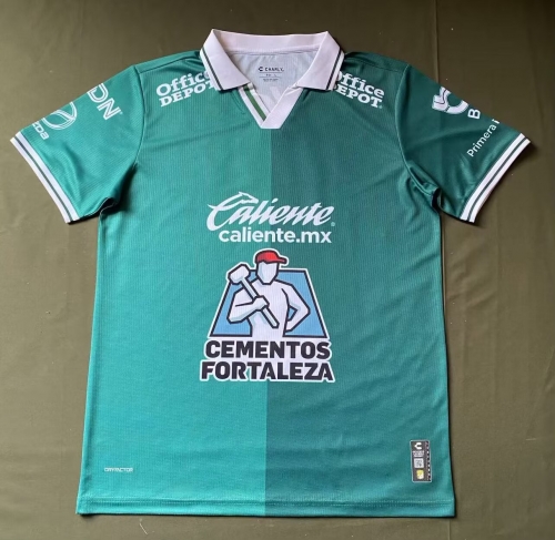 2025/26 Club León 2nd Away Green Thailand Soccer Jerseys AAA-912